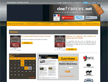 Tablet Screenshot of cinefrances.net
